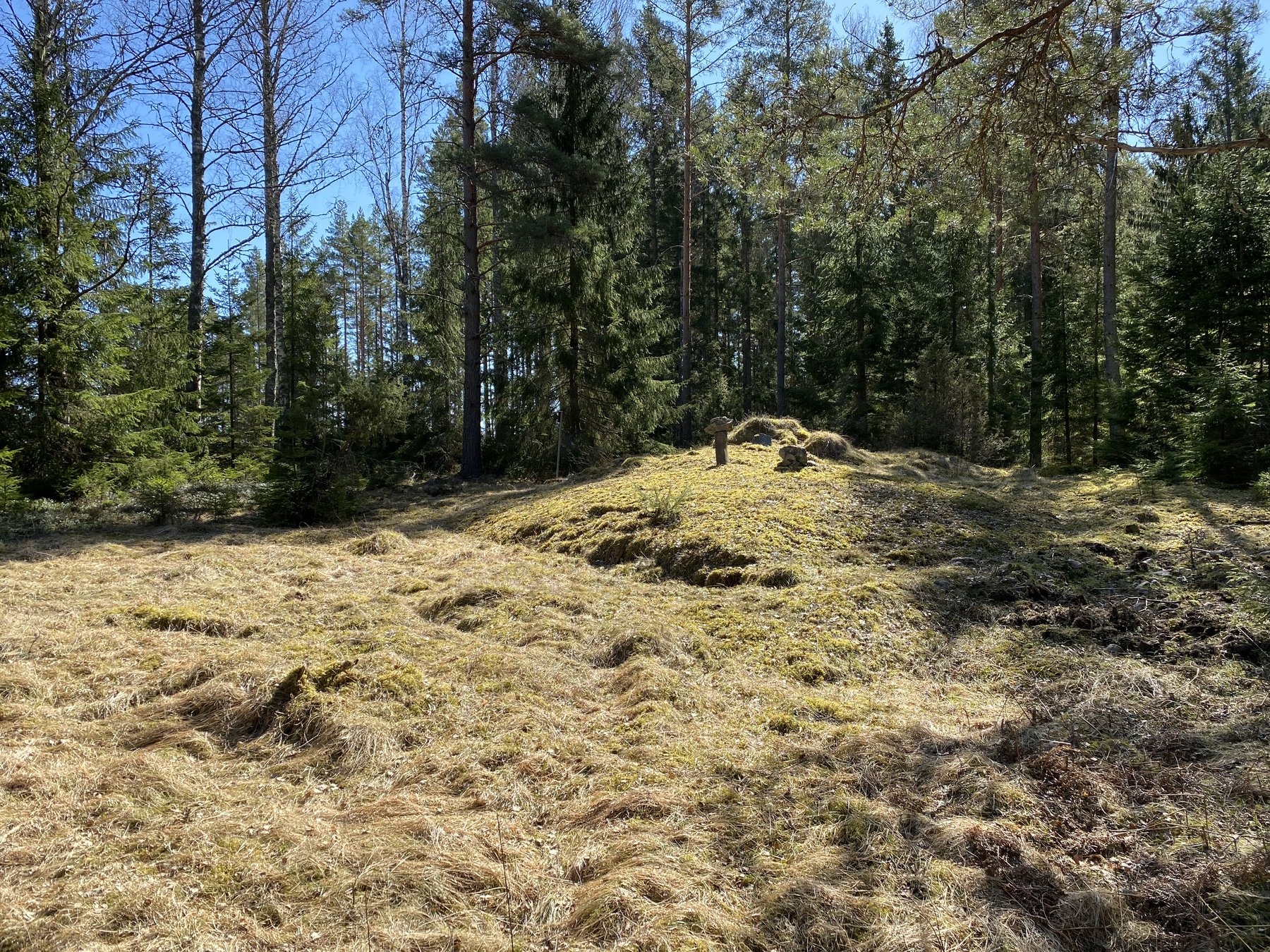 Lugnet (Normans), Lämning efter bostad