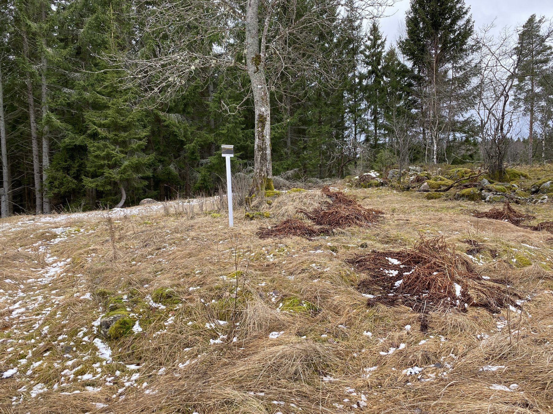 Övre Hålan, Lämning efter bostad