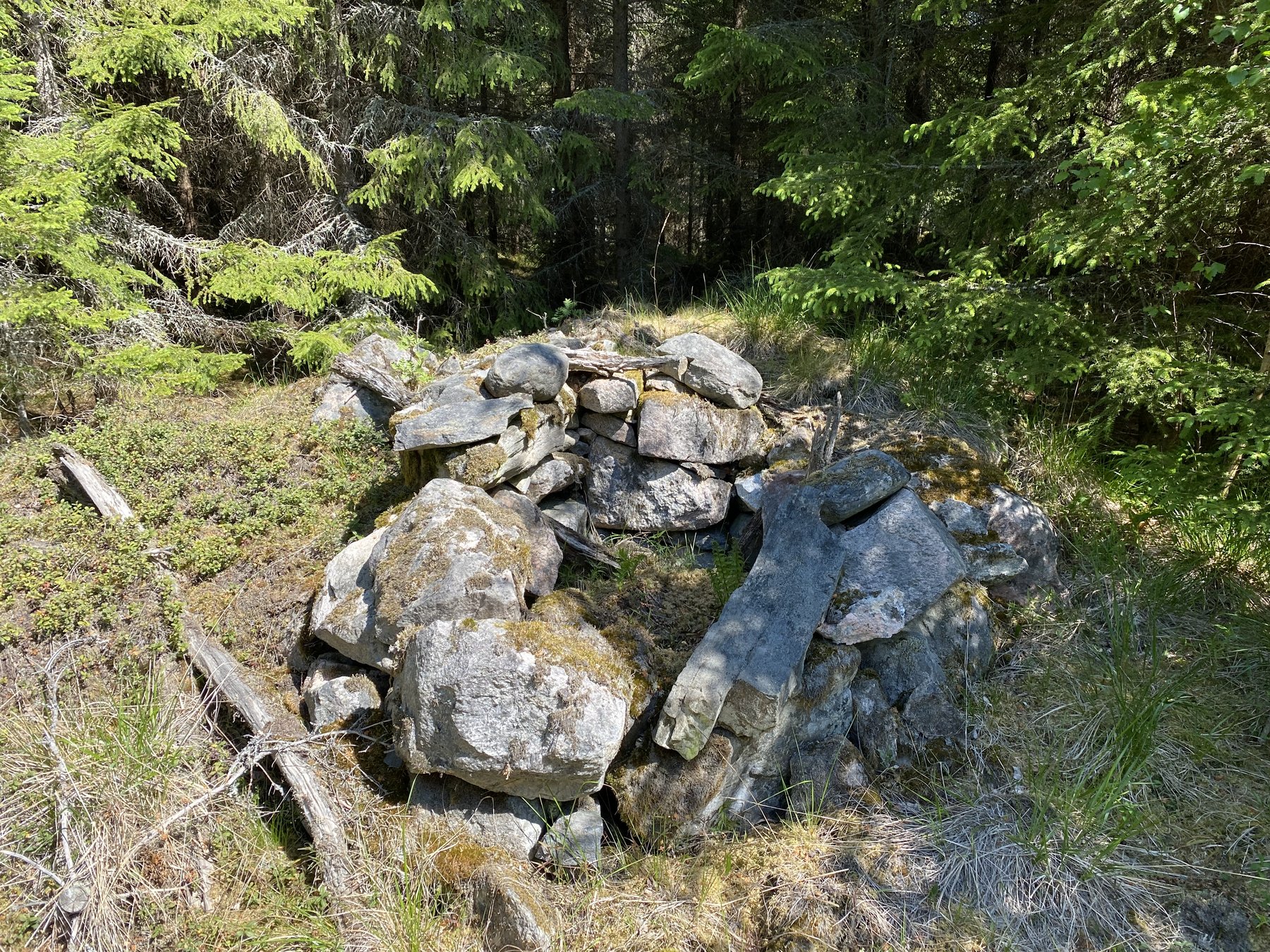 Förmodad vägmärke vid Ulriksberg